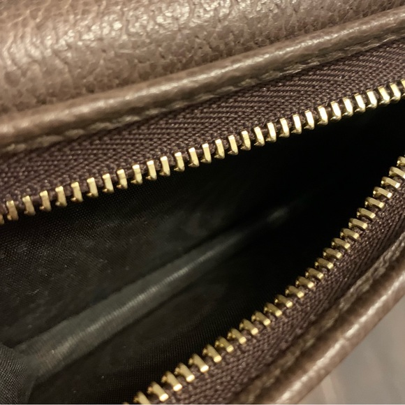 ❌SOLD❌ Gucci Ophidia Beige/Ebony GG Supreme Canvas and Leather Card Wallet - Picture 11 of 14